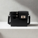 Bolsa Feminina Box com Compartimento para Copo