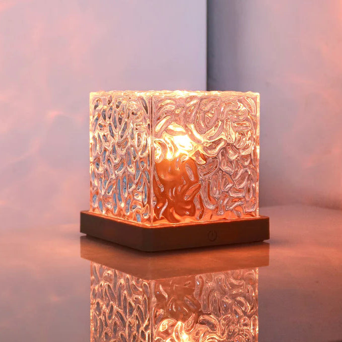 Luminária com Projetor de Ondas do Oceano