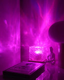 Luminária com Projetor de Ondas do Oceano