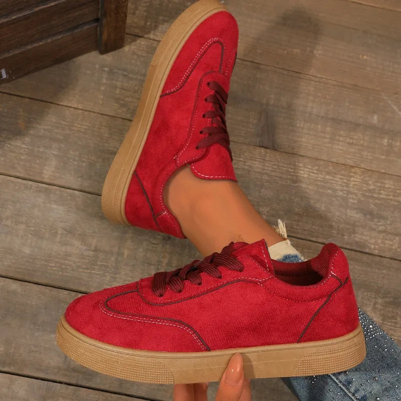 Tênis Feminino Vermelho Casual