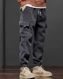 Calça Cargo Masculina com Bolsos Laterais