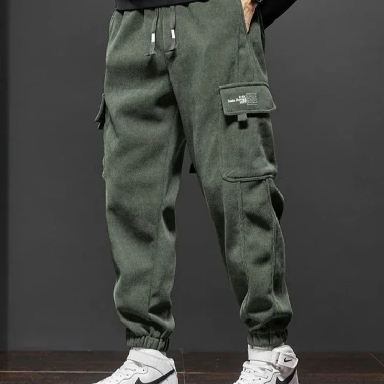 Calça Cargo Masculina com Bolsos Laterais