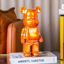 Escultura Decorativa de Urso em Cerâmica – 18 Cores Disponíveis