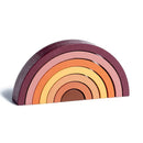 Bloco de Construção Arco-Íris em Madeira