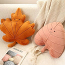 Almofadas em Formato de Folhas