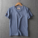 Camiseta Masculina Casual de Algodão