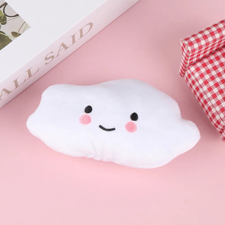 Almofada de Pelúcia em Formato de Estrela e Nuvem