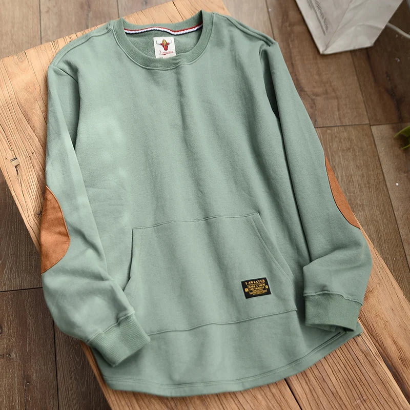 Blusa de Moletom Masculina Gola Redonda