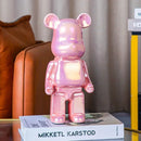 Escultura Decorativa de Urso em Cerâmica – 18 Cores Disponíveis