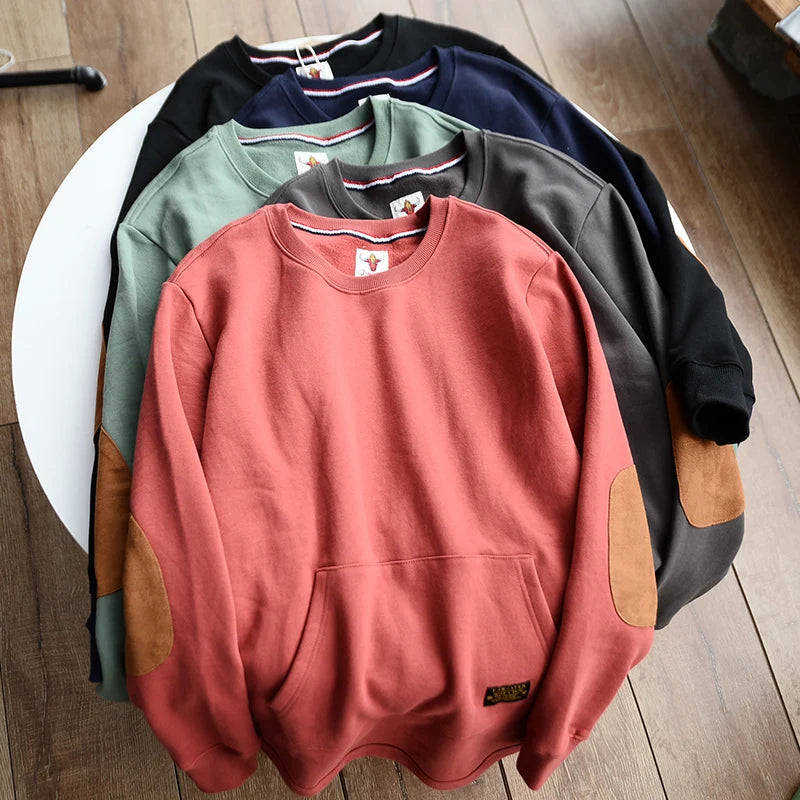 Blusa de Moletom Masculina Gola Redonda