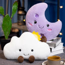 Almofadas Decorativas de Lua, Estrela, Nuvem e Sol