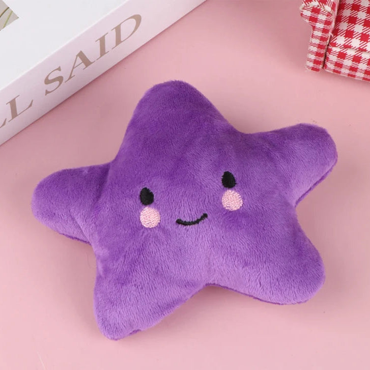 Almofada de Pelúcia em Formato de Estrela e Nuvem