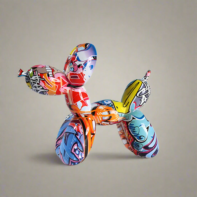 Escultura Decorativa Cachorro Balão - Arte Contemporânea