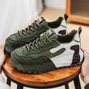 Tênis Casual Masculino com Detalhes em Patchwork