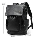 Mochila de Couro PU com Carregamento USB