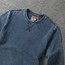 Camiseta Masculina Vintage de Algodão com Gola Careca