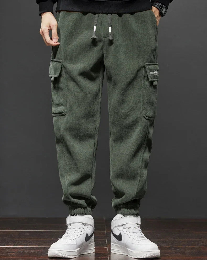 Calça Cargo Masculina com Bolsos Laterais