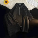 Conjunto Masculino com Camisa Gola V e Short