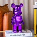 Escultura Decorativa de Urso em Cerâmica – 18 Cores Disponíveis