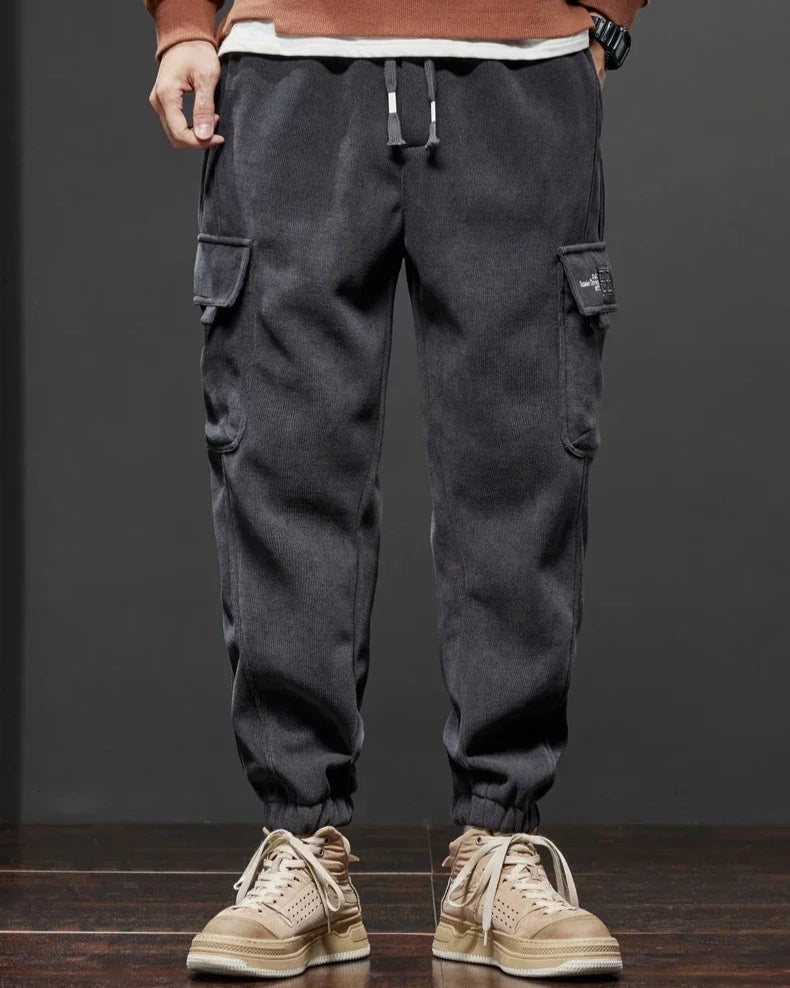 Calça Cargo Masculina com Bolsos Laterais