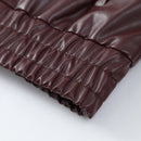 Jaqueta Feminina de Couro PU