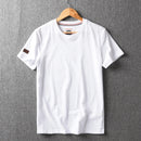 Camiseta Masculina Casual de Algodão