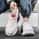 Tênis Casual Masculino com Detalhes em Patchwork