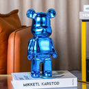 Escultura Decorativa de Urso em Cerâmica – 18 Cores Disponíveis