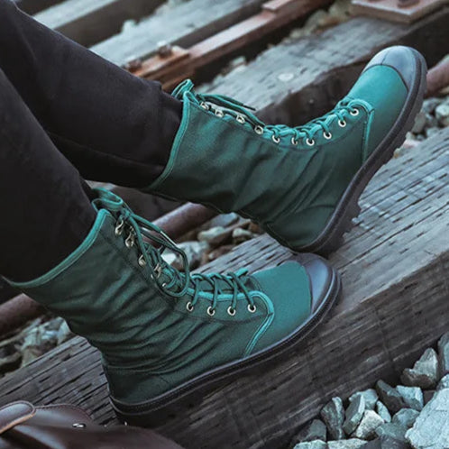 Coturno Masculino Cano Médio