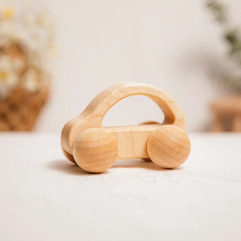 Carrinho de Madeira Educativo para Bebês