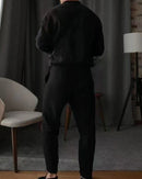 Conjunto Masculino com Blusa de Manga Longa e Calça