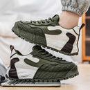 Tênis Casual Masculino com Detalhes em Patchwork