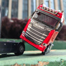 Caminhão de Brinquedo com Som, Luz e Movimento "Pull Back"