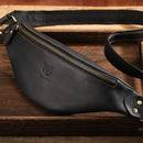 Pochete de Couro Legítimo com Design Vintage