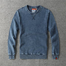 Camiseta Masculina Vintage de Algodão com Gola Careca