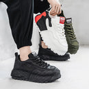 Tênis Casual Masculino com Detalhes em Patchwork