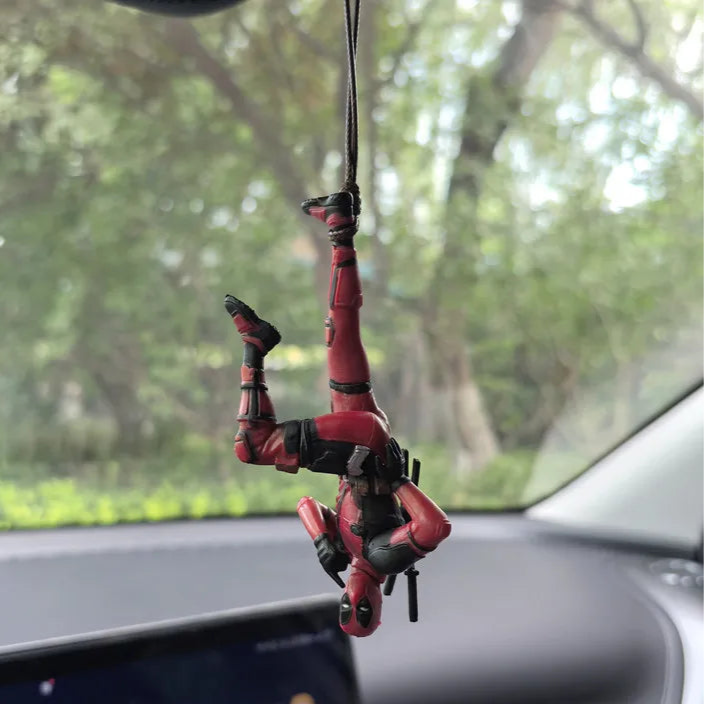 Figura Decorativa de Carro do Deadpool
