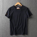 Camiseta Masculina Casual de Algodão