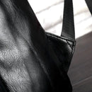 Mochila de Couro PU com Compartimentos Diversos