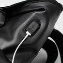 Mochila de Couro PU com Carregamento USB