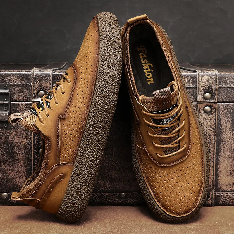 Sapato Casual Masculino de Couro