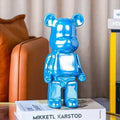 Escultura Decorativa de Urso em Cerâmica – 18 Cores Disponíveis
