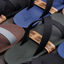 Chinelo Casual Masculino de Borracha com Tiras Cruzadas