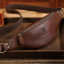 Pochete de Couro Legítimo com Design Vintage