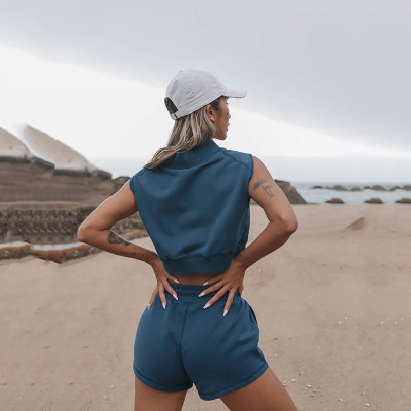 Conjunto Casual Short e Blusa de Verão