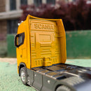 Caminhão de Brinquedo com Som, Luz e Movimento "Pull Back"