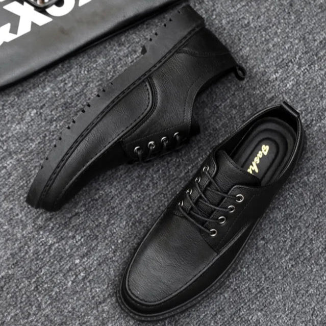 Sapato Casual Masculino de Couro PU