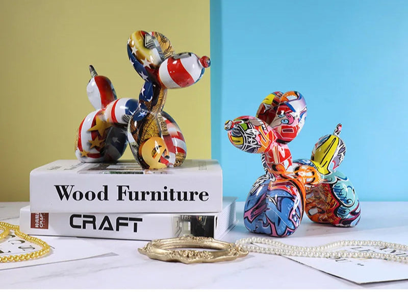 Escultura Decorativa Cachorro Balão - Arte Contemporânea