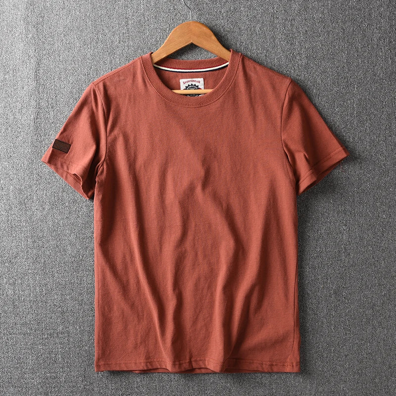 Camiseta Masculina Casual de Algodão