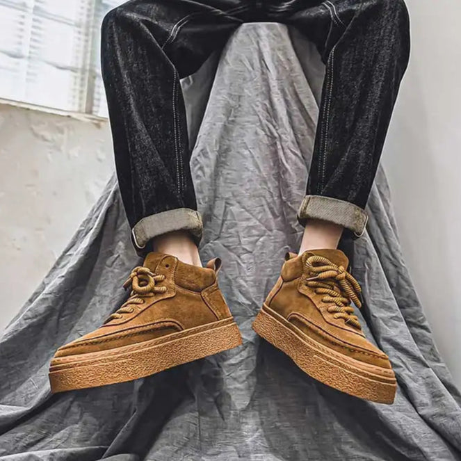 Tênis Casual Masculino Cano Alto